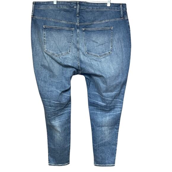 J. Crew skinny toothpick blue denim jeans stretch size 25 37 waist - Picture 2 of 5